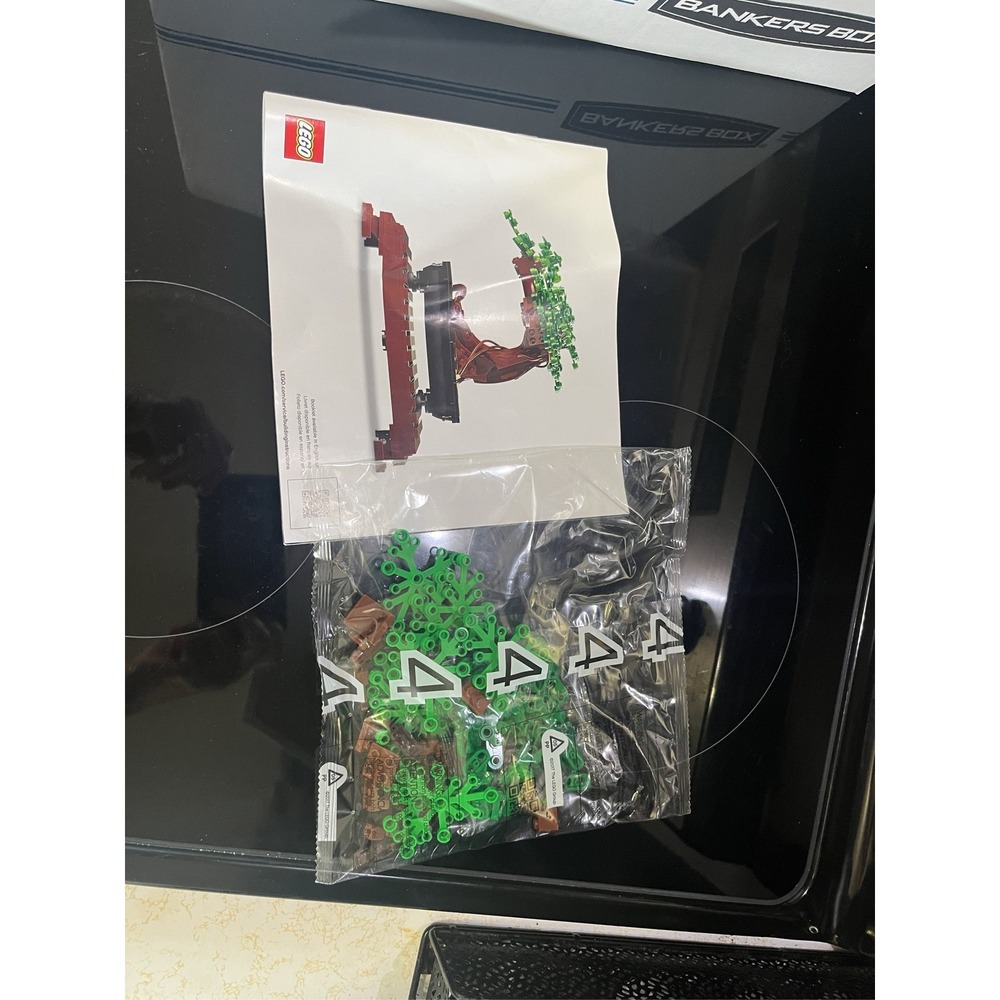 LEGO Bonsai Tree 10281 Replacement Bag 4 Sealed and Instruction Manual Only